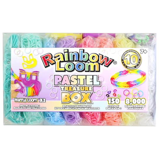 Rainbow Loom® Pastel Treasure Box™ Bracelet Making Kit Michaels